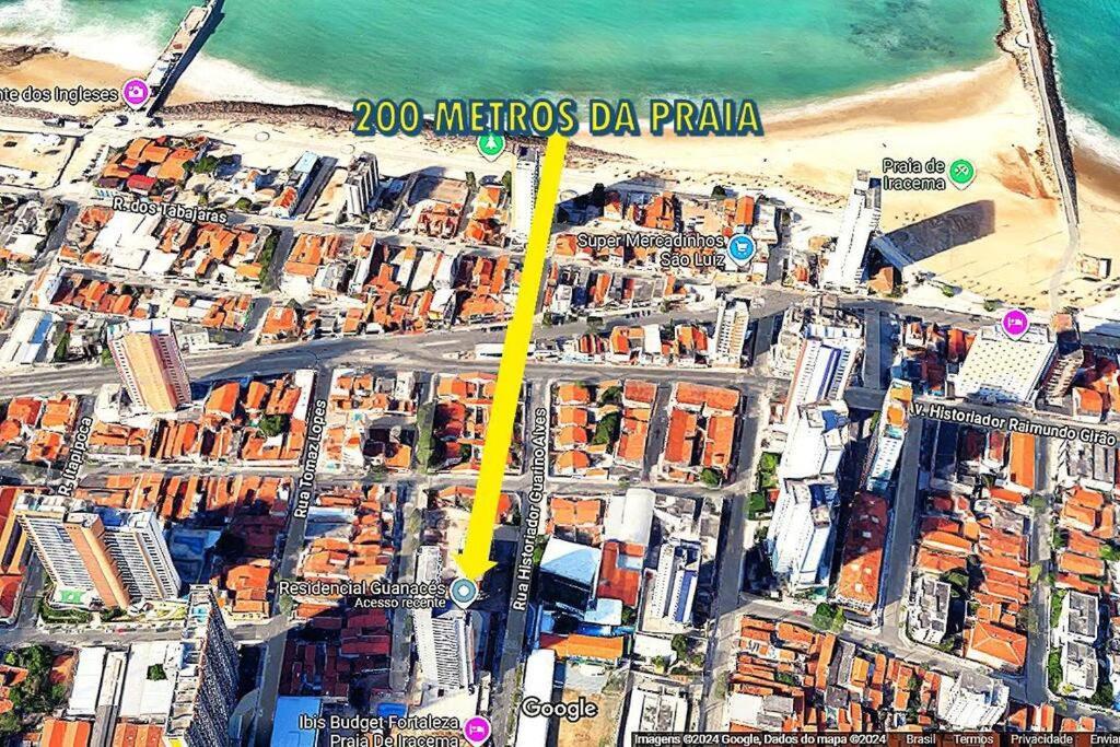 Fortaleza Praia Iracema Apartamento Guanaces Vista Mar エクステリア 写真